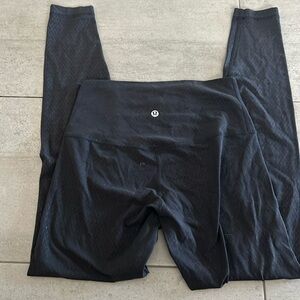 Black Align Lululemon leggings 28 Size 6